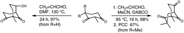 Graphical abstract: Domino Michael-aldol annulations for the stereocontrolled synthesis of bicyclo[3.3.1]nonane and bicyclo[3.2.1]octane derivatives