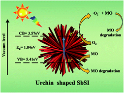 Graphical abstract: Antimony sulphoiodide (SbSI), a narrow band-gap non-oxide ternary semiconductor with efficient photocatalytic activity