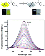 Graphical abstract: A colorimetric and fluorescent pH probe for imaging in E. coli cells