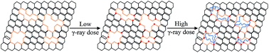 Graphical abstract: In situ repair of graphene defects and enhancement of its reinforcement effect in polyvinyl alcohol hydrogels