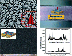 Graphical abstract: Highly uniform SERS-active microchannel on hydrophobic PDMS: a balance of high reproducibility and sensitivity for detection of proteins