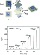 Graphical abstract: A cobalt tungstate compound sensing electrode for hydrogen detection based upon mixed-potential type sensors