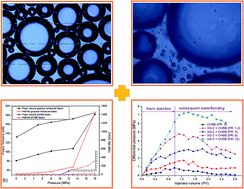 Graphical abstract: Stability, CO2 sensitivity, oil tolerance and displacement efficiency of polymer enhanced foam