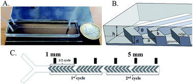 Graphical abstract: Development of small-volume, microfluidic chaotic mixers for future application in two-dimensional liquid chromatography