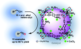 Graphical abstract: Highly efficient metal organic framework (MOF)-based copper catalysts for the base-free aerobic oxidation of various alcohols