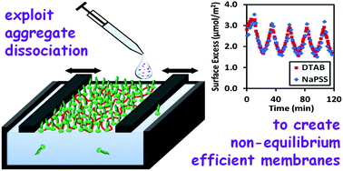 Graphical abstract: Polyelectrolyte/surfactant films spread from neutral aggregates