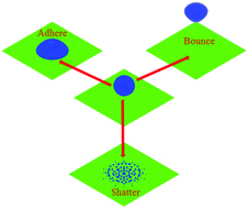 Graphical abstract: Predicting the dynamic impact behaviour of spray droplets on flat plant surfaces