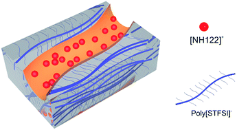 Graphical abstract: Enhancement of ‘dry’ proton conductivity by self-assembled nanochannels in all-solid polyelectrolytes