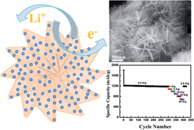 Graphical abstract: Novel three-dimensional flower-like porous Al2O3 nanosheets anchoring hollow NiO nanoparticles for high-efficiency lithium ion batteries