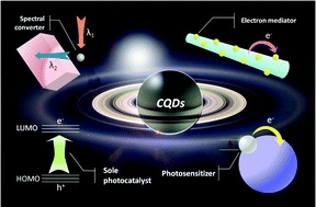 Graphical abstract: Recent progress in carbon quantum dots: synthesis, properties and applications in photocatalysis