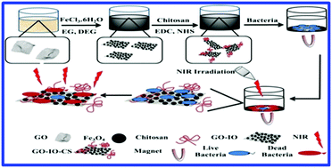 Graphical abstract: Versatile graphene-based photothermal nanocomposites for effectively capturing and killing bacteria, and for destroying bacterial biofilms