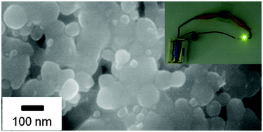 Graphical abstract: A new approach for additive-free room temperature sintering of conductive patterns using polymer-stabilized Sn nanoparticles