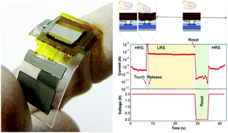 Graphical abstract: An all-solution-processed tactile memory flexible device integrated with a NiO ReRAM