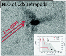 Graphical abstract: Two-photon absorption in penicillamine capped CdS tetrapods