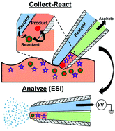 Graphical abstract: Local collection, reaction and analysis with theta pipette emitters