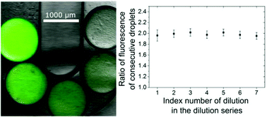 Graphical abstract: A precise and accurate microfluidic droplet dilutor