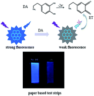 Graphical abstract: Fluorescence detection of dopamine based on nitrogen-doped graphene quantum dots and visible paper-based test strips