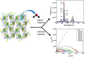 Graphical abstract: Dual-mode humidity detection using a lanthanide-based metal–organic framework: towards multifunctional humidity sensors