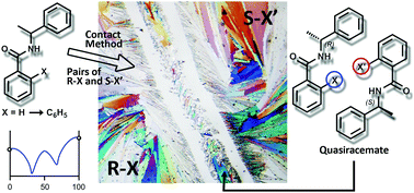 Graphical abstract: Mapping the structural boundaries of quasiracemate fractional crystallization using 2-substituted diarylamides