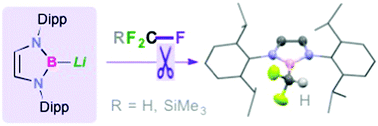 Graphical abstract: Stable (sila)difluoromethylboranes via C–F activation of fluoroform derivatives