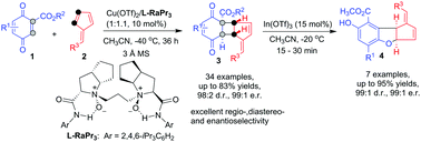 Graphical abstract: Catalytic asymmetric [2+2] cycloaddition between quinones and fulvenes and a subsequent stereoselective isomerization to 2,3-dihydrobenzofurans