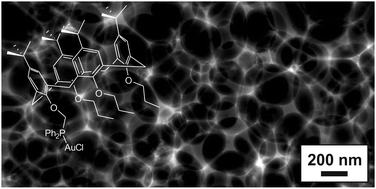 Graphical abstract: Nanoporous gold assemblies of calixarene-phosphine-capped colloids