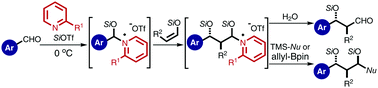 Graphical abstract: Aromatic aldehyde-selective aldol addition with aldehyde-derived silyl enol ethers