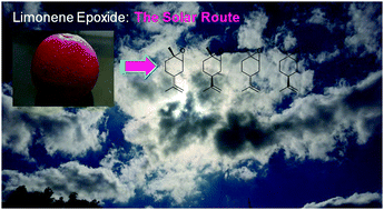 Graphical abstract: Photocatalytic partial oxidation of limonene to 1,2 limonene oxide