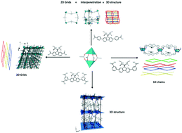 Graphical abstract: A series of chiral metal–organic frameworks based on fluorene di- and tetra-carboxylates: syntheses, crystal structures and luminescence properties