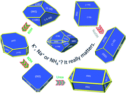 Graphical abstract: Mineralizer effect on facet-controllable hydrothermal crystallization of perovskite structure YbFeO3 crystals