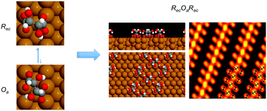 Graphical abstract: Chiral segregation driven by a dynamical response of the adsorption footprint to the local adsorption environment: bitartrate on Cu(110)