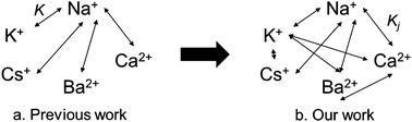 Graphical abstract: Monovalent and bivalent cations exchange isotherms for faujasites X and Y