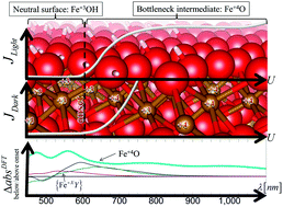 Graphical abstract: Identifying the bottleneck of water oxidation by ab initio analysis of in situ optical absorbance spectrum