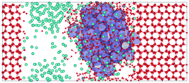 Graphical abstract: The effects of ice on methane hydrate nucleation: a microcanonical molecular dynamics study