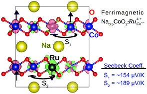 Graphical abstract: Magnetism and spin entropy in Ru doped Na0.5CoO2