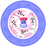 Graphical abstract: Small gold clusters catalyzing the conversion of glycerol to epichlorohydrin