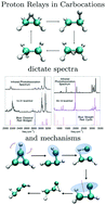 Graphical abstract: Proton relays in anomalous carbocations dictate spectroscopy, stability, and mechanisms: case studies on C2H5+ and C3H3+