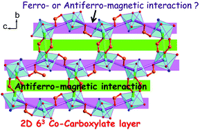 Graphical abstract: Embedding 1D or 2D cobalt–carboxylate substrates in 3D coordination polymers exhibiting slow magnetic relaxation behaviors: crystal structures, high-field EPR, and magnetic studies