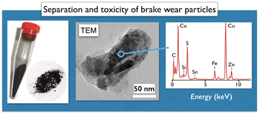 Graphical abstract: Brake wear (nano)particle characterization and toxicity on airway epithelial cells in vitro