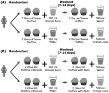 Graphical abstract: Orange juice modulates proinflammatory cytokines after high-fat saturated meal consumption