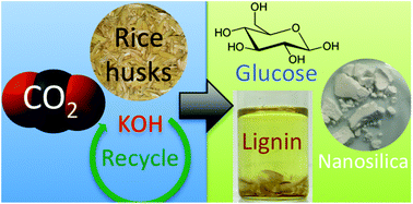 Graphical abstract: Carbon dioxide as a pH-switch anti-solvent for biomass fractionation and pre-treatment with aqueous hydroxide solutions