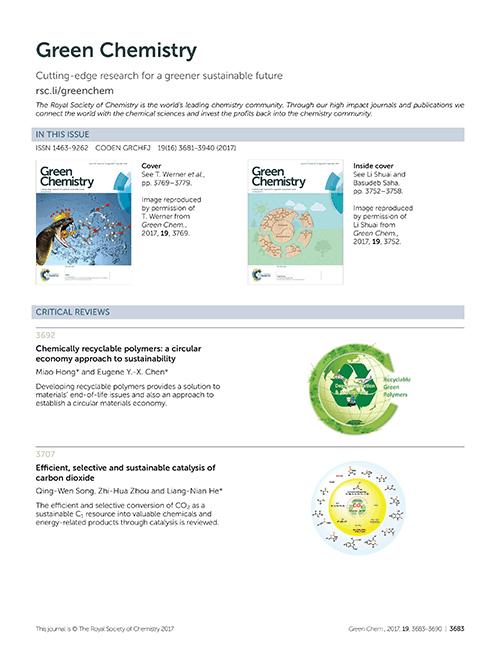 Contents List Green Chemistry Rsc Publishing