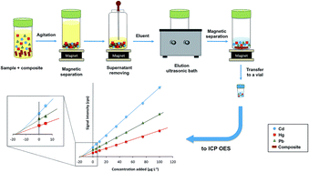Graphical abstract: A modified ZSM-5 zeolite/Fe2O3 composite as a sorbent for magnetic dispersive solid-phase microextraction of cadmium, mercury and lead from urine samples prior to inductively coupled plasma optical emission spectrometry