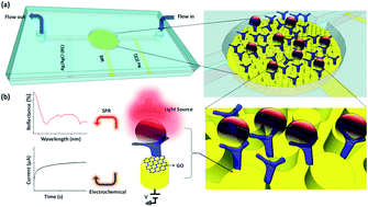 Graphical abstract: Integrated dual-modality microfluidic sensor for biomarker detection using lithographic plasmonic crystal