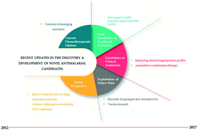 Graphical abstract: Recent updates in the discovery and development of novel antimalarial drug candidates