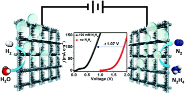 Graphical abstract: Hydrazine-assisted electrolytic hydrogen production: CoS2 nanoarray as a superior bifunctional electrocatalyst