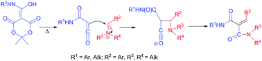 Graphical abstract: Evidence for an umpolung type of [2+2] cycloaddition of 2-carbamoyl ketenes