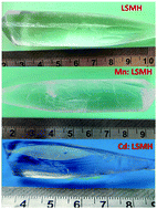 Graphical abstract: Investigation on the structural, linear/nonlinear optical and electrical characteristics of Cd- and Mn-doped polar lithium sulfate monohydrate crystals