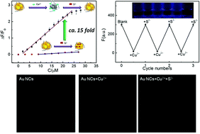 Graphical abstract: Cu2+-Mediated turn-on fluorescence assay for sulfide ions using glutathione-protected gold nanoclusters: enhanced sensitivity, good reusability, and cell imaging