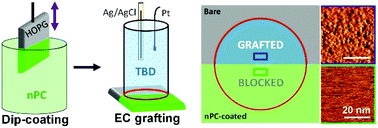 Graphical abstract: Area-selective passivation of sp2 carbon surfaces by supramolecular self-assembly